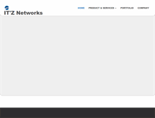 Tablet Screenshot of itznetworks.com